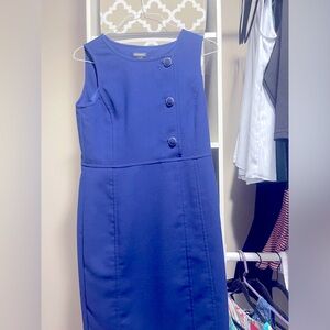 Talbots dress royal blue